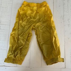 LL Bean Discovery Rain Pant 2T yellow